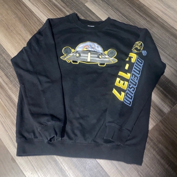 Rick & Morty Black Graphic Sweatshirt men’s - Picture 8 of 11